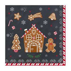R2S.414GING Papírszalvéta 33x33cm, Gingerbread, 20db-os 84886410 - Szalvéta