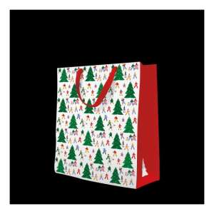 P.W.AGB2017405 Christmas Hustle papír ajándéktáska large 26,5x33,5x13cm 84889453 - Művészet & Hobbi