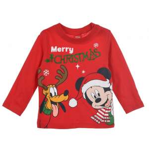Disney Mickey karácsony baba póló, felső 24 hó 84902960 "Mickey"  Gyerek hosszú ujjú pólók