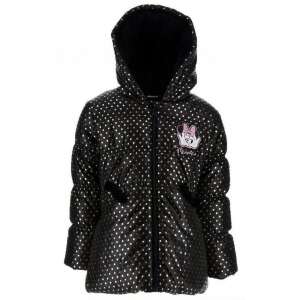 Black Disney Minnie Mouse winter jacket for girls with gold polka dots - Kids' Jacket