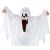 Szellem jelmez gyerekeknek, ijesztő Halloween öltözet