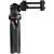 Hama SOLID II 21B tripod, black with red accents, folded