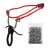 IdeallStore® Sling King metal slingshot with red rubber bands and black cord, 100 pieces of 6mm steel balls for slingshot in a plastic bag