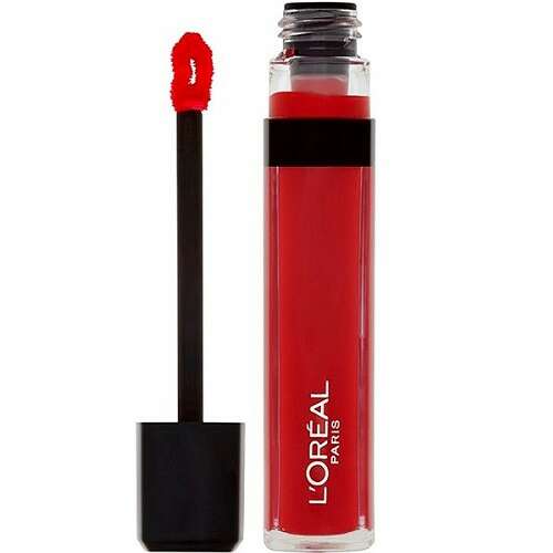 L'Oreal Paris Infallible Pro-Matte Gloss, 402 Bocsásd meg a bűnömet, piros szájfény, applikátor 