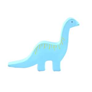 Bébi Brachiosaurus (Brachi) organikus gumi játék, kék dinoszaurusz, rágóka, baba játék - Baba fogápolás