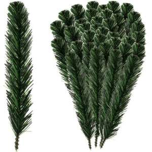Artificial fir branches for wreaths and decorations, 29 cm long, 40 pieces - Ruhhy Christmas Decoration