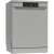 Sharp QW-NA1DF45EI-EU dishwasher, stainless steel, side view