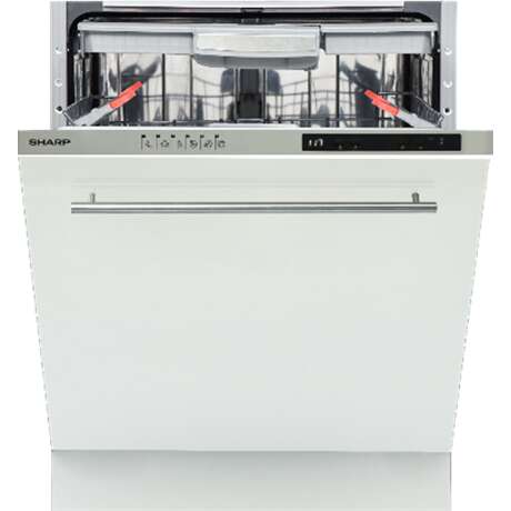 Sharp qw-ni1ei45ex-eu beépíthető mosogatógép, 15 teríték, 6 progr...