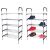 5-Tier Shoe Rack with Shoes, Space Saving Shoe Storage