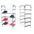 5-Tier Shoe Rack, Compact Shoe Organizer