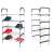 Metal Frame Shoe Rack, Durable Shoe Storage