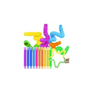 Kruzzel 19739 sensory tubes set, colorful developmental toy - Kruzzel