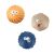 Ikonka Sensory Balls with Funny Faces - Soft and Textured Baby Toys