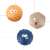 Ikonka Sensory Balls with Funny Faces - Soft and Textured Baby Toys