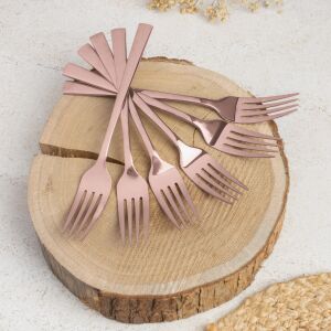 Berlinger Haus Black Rose Collection Rosegold Widelce obiadowe - Zestaw sztućców