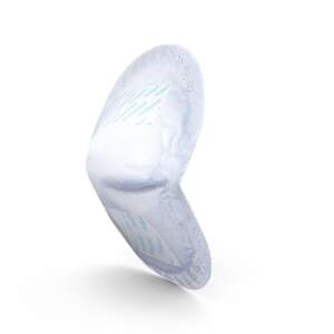 BabyOno Night & Day breast pads, single pad, angled view - Babies & Toddler