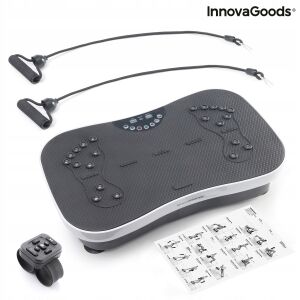 InnovaGoods Vybeform Vibrationsplatte mit Widerstandsbändern und Fernbedienung - Kardiogeräte & Ausrüstung