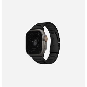 Uniq Osta fekete rozsdamentes acél szíj Apple Watch 42/44/45/49mm-es órához - UNIQ