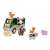 MAGNI wooden farm truck with pull-back wheels and farm animals