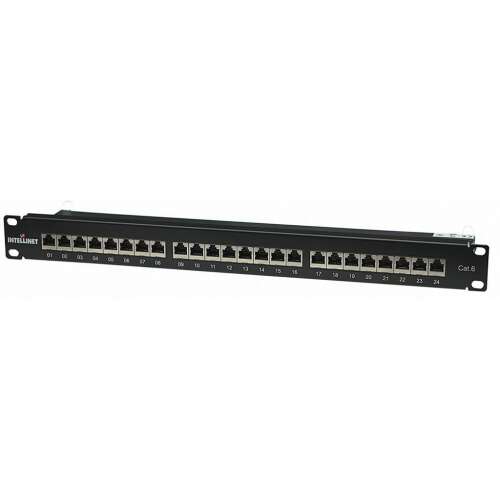 Manhattan Patch panel CAT6 FTP 24 PORT 1U 19" shielded black (720038) 84948012