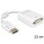 Delock адаптер, Displayport/DVI-I, 20 см, бял (DL61765) 86076154