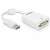 Delock DL61765 DisplayPort към DVI адаптер, бял, свържете DVI монитор към DisplayPort порт