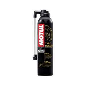 Motul MC Care P3 Motorcycle Tire Repair, 300ml, seals and refills tires without disassembly or tools - Motul