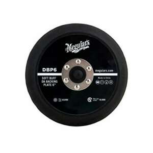 Meguiar's DBP6 6 inch Soft Buff DA Backing Plate - Microfiber cloth