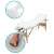 Timeless Tools 3-zone portable massage table, white, close-up of the padding