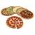 Magnetic Pizza Fractions learning resource, set of 24 pieces, includes whole, halves, thirds, fourths, sixths, and eighths