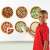 Child using Learning Resources Magnetic Pizza Fractions to learn about fractions