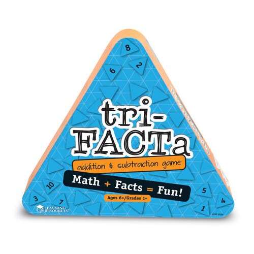 Joc Tri-Facta de adunare și scădere pentru copiii de 6 ani și mai mari, resursă de învățare a matematicii