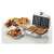 Ariete waffle maker with waffles on plates