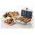 Ariete waffle maker with waffles on plates