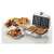 Ariete waffle maker with waffles on plates