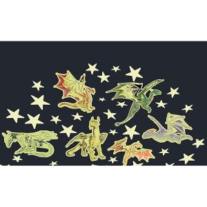 Fényvisszaverő készlet - Sárkányok és csillagok