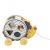 PolarB Hedgehog Shape Sorter Pull Toy side view
