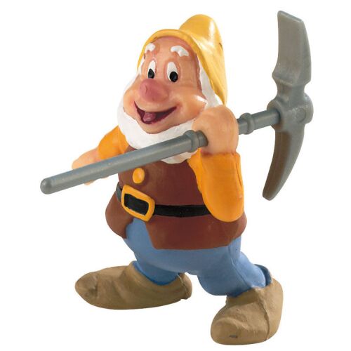 Close-up of Bullyland Dopey Dwarf Figurine from Snow White