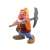 Bullyland Happy Dwarf figure from the Disney Snow White and the Seven Dwarfs, holding a pickaxe