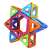 Magplayer Chariot Set magnetic construction toy star built with triangles, squares, and hexagons