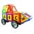 Magplayer Chariot Set magnetic construction toy car built with triangles, squares, and wheels