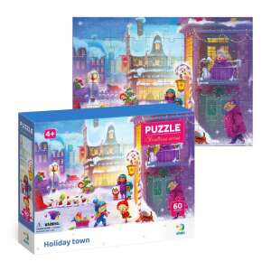 Dodo Kids 60 piece Christmas town puzzle, for ages 4 and up - Dodo Puzzle