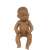 Кукла Miniland Latin-American Baby Doll Girl 32 cm, кафява кожа, седнала, на бял фон