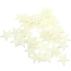 Glow in the dark stars, 60 pieces - Phosphorescent wall decoration