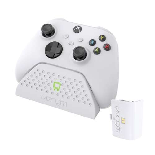 VENOM XBOX Series S/X &amp; One Additional Charging Station + Battery White, VS2870