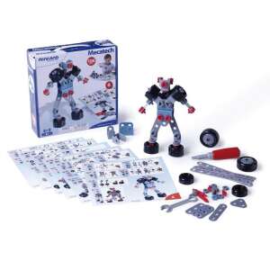 Mecatech Miniland construction toy set, 106 pieces, robot model, instructions, tools - Plastic Building Toy