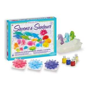 Savons & Senteurs soap making kit, create colorful scented soaps with molds, perfect for kids - Sentosphere