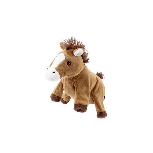Beleduc Lókéz baba hand puppet, brown horse with white markings, perfect for imaginative play and storytelling