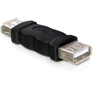 DELOCK Átalakító Gender Changer USB-A female - USB-A female 87215862 