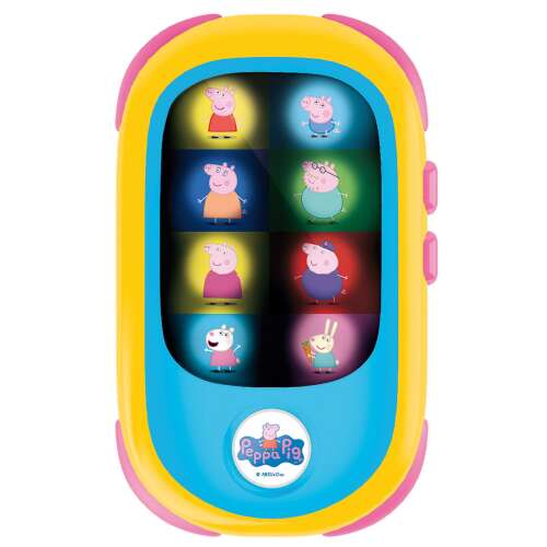 Peppa Pig Baby Smartphone toy, interactive phone for toddlers, lights and sounds, colorful, educational toy